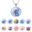 Кулон Стив и ЛиЛо, 25 мм, с кабошоном