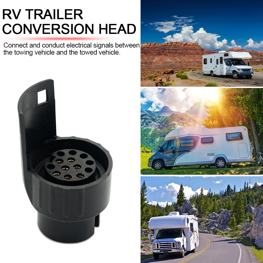 

Trailer Adapter Plug Pin Adapter Electrical Converter Truck XF5002 7 Pin 13 Pin Trailer Adapter Electrics Trailer Wiring