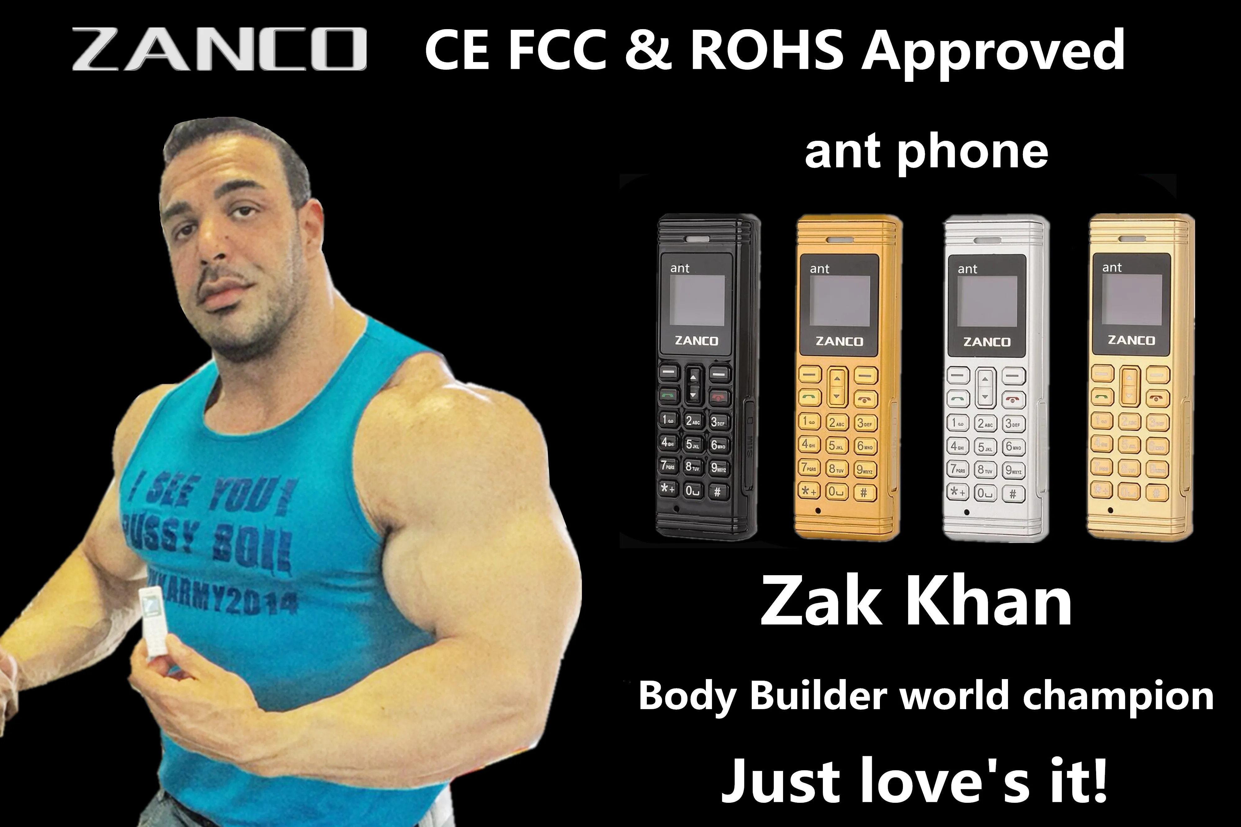 2G ZANCO Ant самая маленькая в мире камера fone мелкая клетка сотовый телефон мобильный