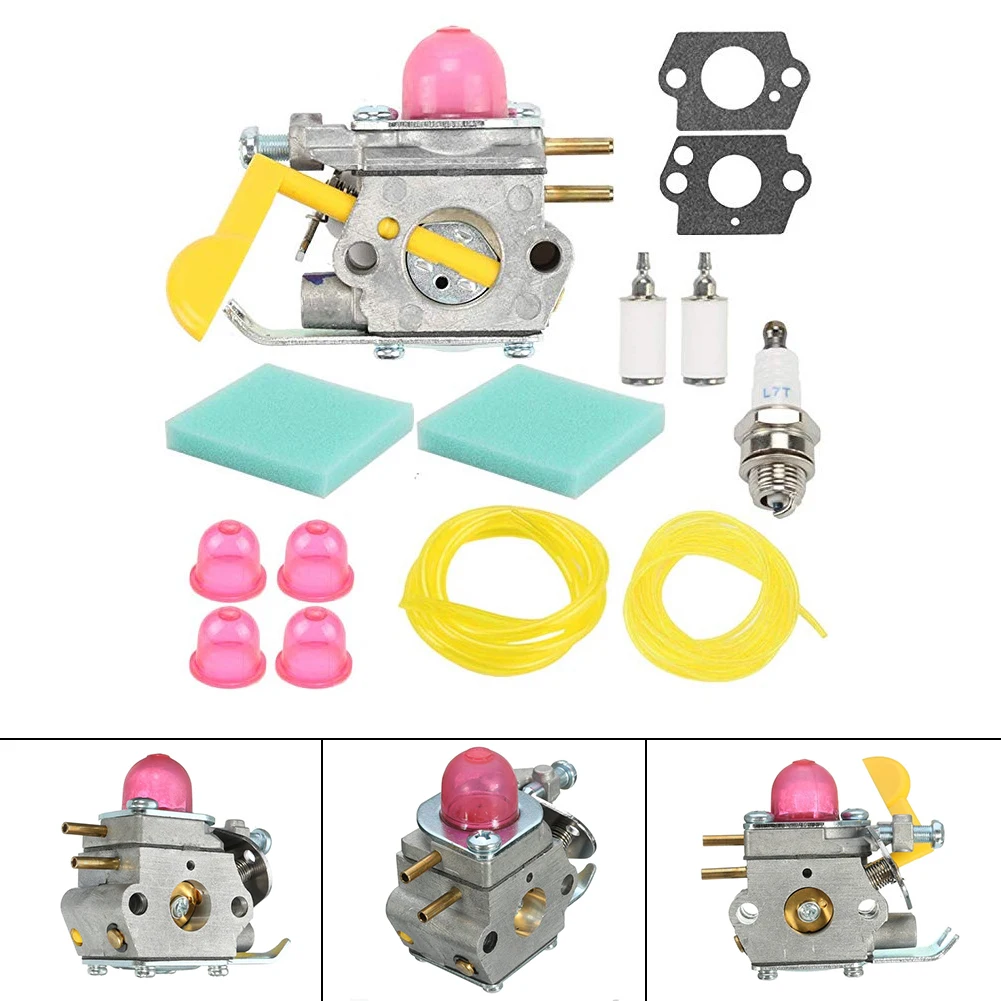 

Metal Carb Adjustment Tool Air Filter Fuel Tube Replacement Parts Garden C1U W24 545081808 Gasket Carburetor Kit String Trimmer