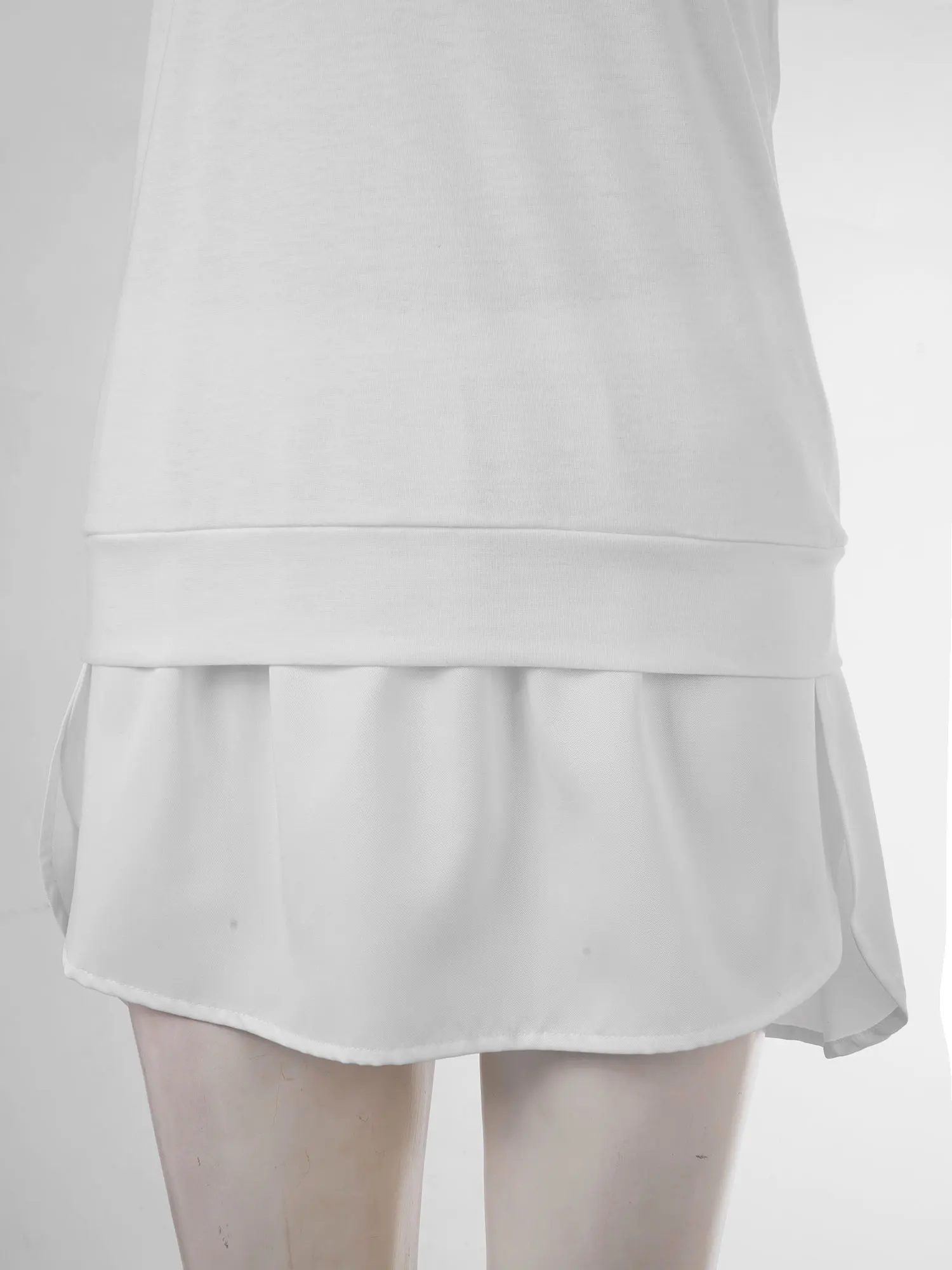 Женская юбка-подъюбник шифоновые полуоблегающие юбки короткие спереди длинные