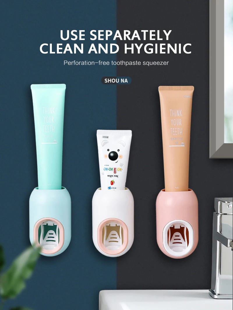 Настенный не оставляющая следов автоматический труда экономия зубной пасты