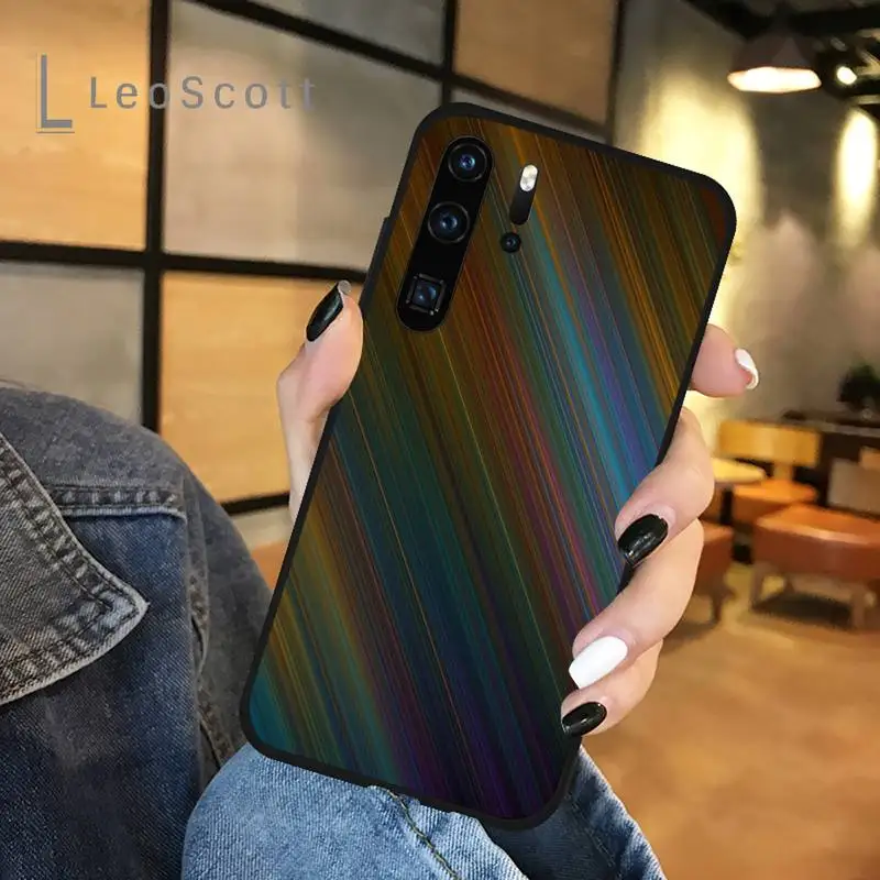 

Colorful stripes and cool personality Phone Case For Huawei honor Mate P 9 10 20 30 40 Pro 10i 7 8 a x Lite nova 5t