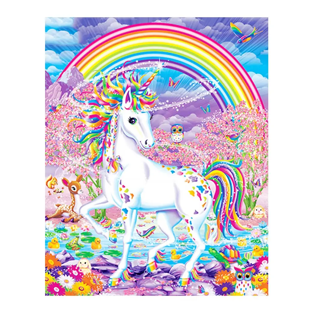 

unicorn diamond painting cartoon animal round kids full drill nouveaute diy mosaic embroidery 5d cross stitch gifts