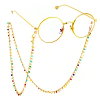 foreign trade new glasses chain color acrylic beads sunglasses glasses chain hanging rope simple anti loss mask hanging rope