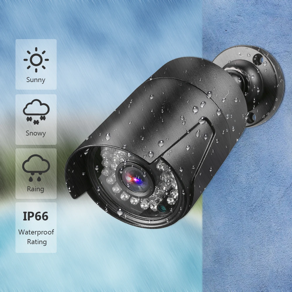 1MP/2MP/5MP Outdoor Waterproof Camera Home Security Wired IP For | Безопасность и защита