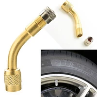 4590135 degree brass air tyre valve extension car truck bike motorcycle motorbike wheel tires parts drop shipping