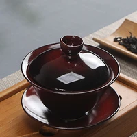 ceramic tea tureen kiln changed tea cup chinese kung fu tea set tea bowl tea maker tea infuser gaiwan tureen serving teacup