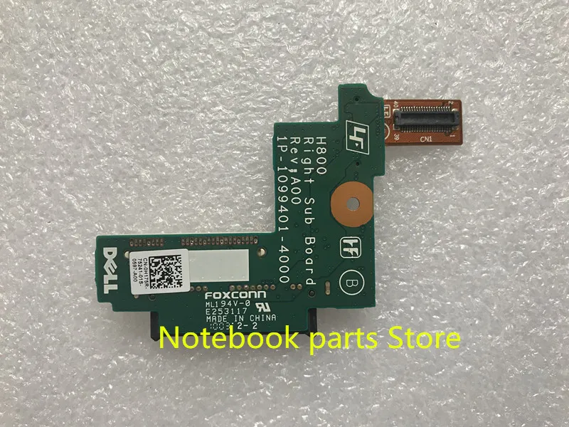 Dell Adamo XPS правая подплата SSD разъем жесткого диска PCB и кабель H175R 0H175R|Комплектующие