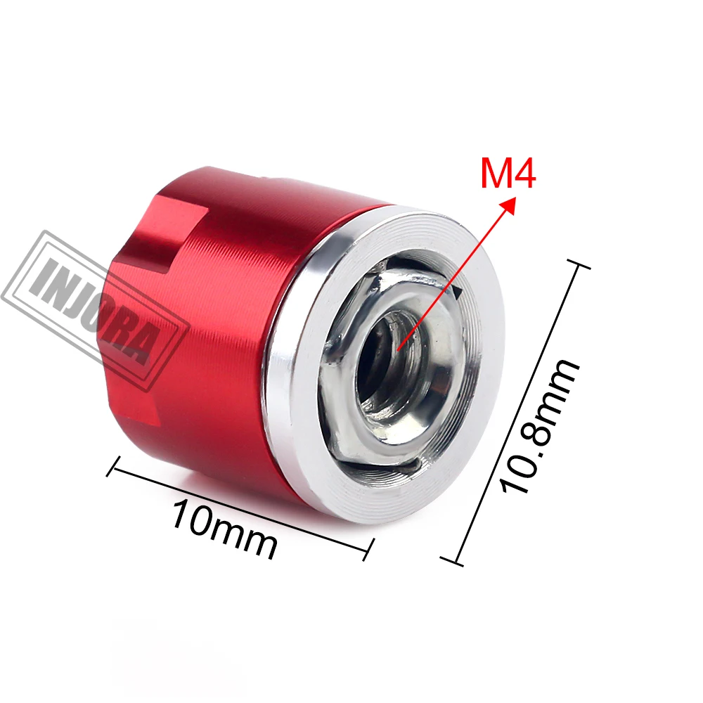 injora 4 шт алюминиевый rc автомобил