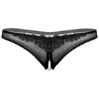 Трусы-стринги женские, прозрачные, сетчатые, с искусственным жемчугом