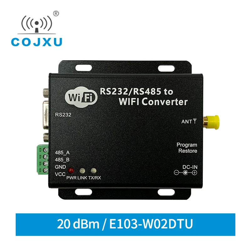 CC3200 2 4 GHz COJXU E103-W02-DTU Wifi Серийный Сервер 100mW IOT Uhf беспроводной модуль приемника