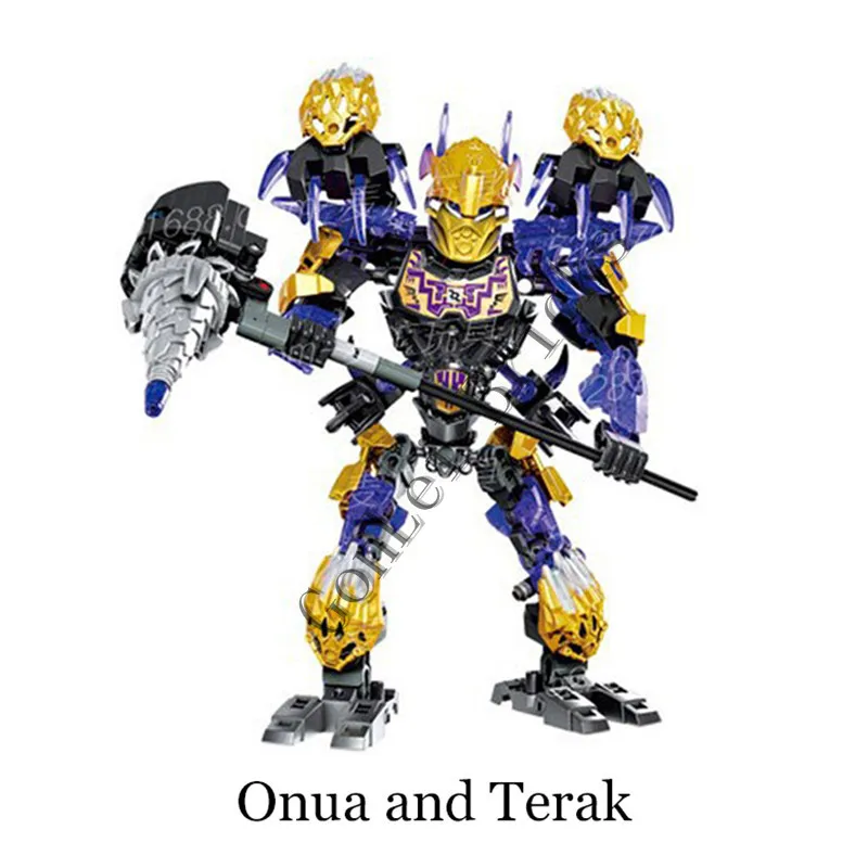612-3 BIONICLE Mask Maker VS Skull Grinder Биохимический Воин Строительный блок Набор роботов Модель Кирпичи совместим с 70795 детские игрушки - Цвет: 612-3