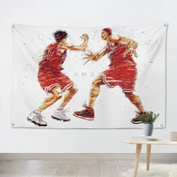 slam dunk anime movies poster scrolls flag bar cafes hotel theme home decoration banners hanging art waterproof cloth decor