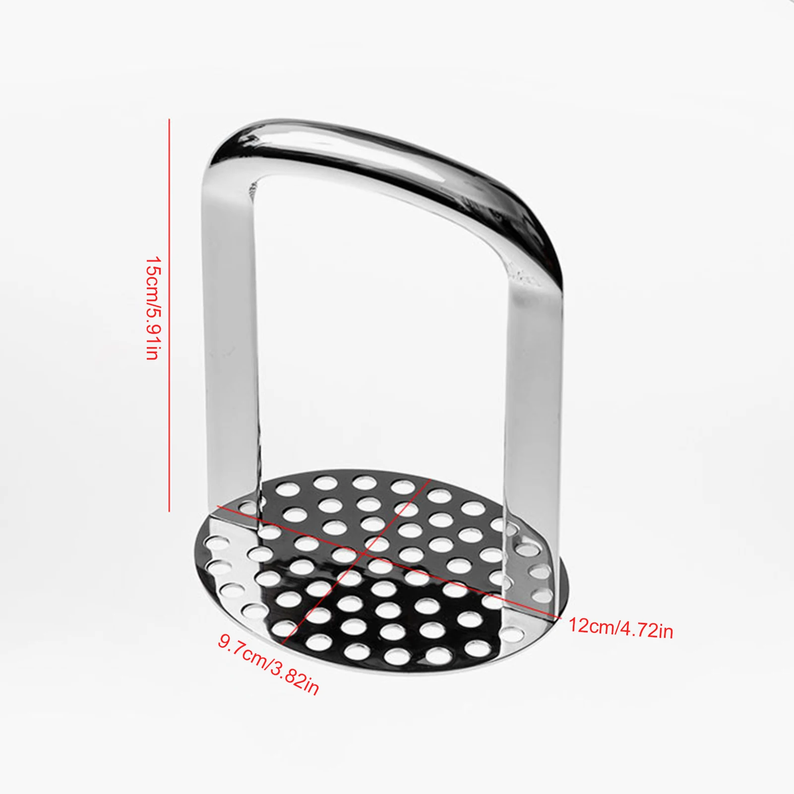 

Premium Stainless Steel Kitchen Tools High Quality Fruit & Vegetable Tools Hand Held Vegetable Potato Fruit Masher For Baby Food