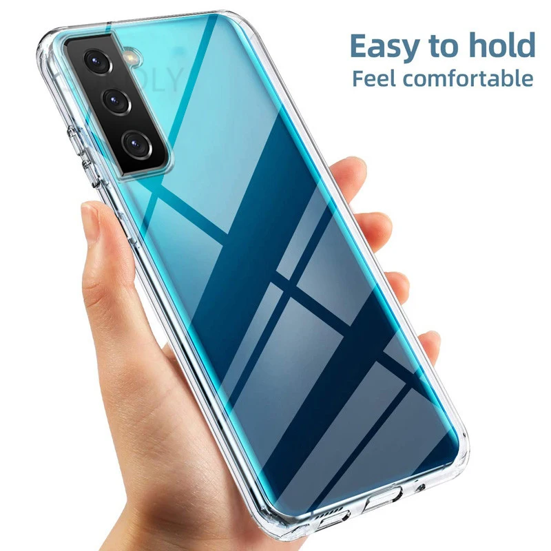 

For Samsung A51 A71 Case 360 Front+Back Silicone TPU Gel Clear Case For Samsung S20 Ultra S10 A50 A70 A30 A20 A21 Note 20 10