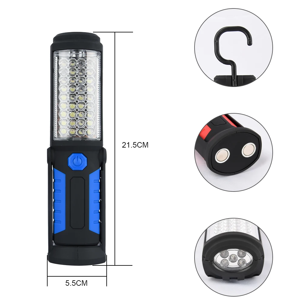 Светодиодный портативный Рабочий светильник супер яркий наружный светодиодный