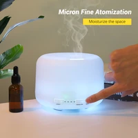 air humidifier essential oil diffuser 500ml aroma diffuser for home with led lamp remote control room fragrance mute
