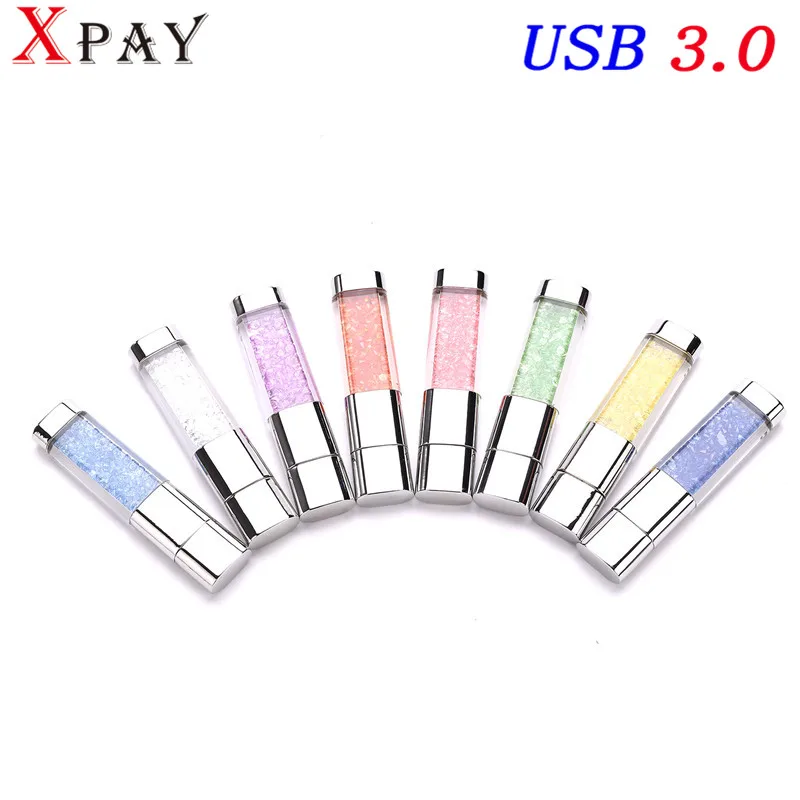 Кристаллические элементы USB флеш-накопители USB 3,0 флэш-накопитель U Диск флеш-накопитель 4 ГБ 8 ГБ 16 ГБ 32 ГБ 64 ГБ 128 ГБ творческие подарки