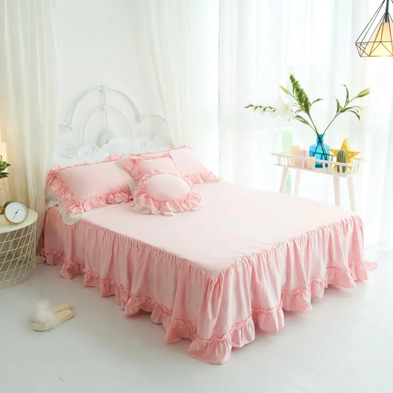 100% хлопковая куртка в Корейском стиле класса люкс принцесса постельное бельё