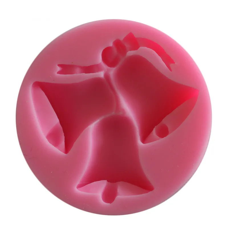 2 шт. DIY рождественские колокольчики Торт Конфеты Плесень Пластиковая форма | Дом