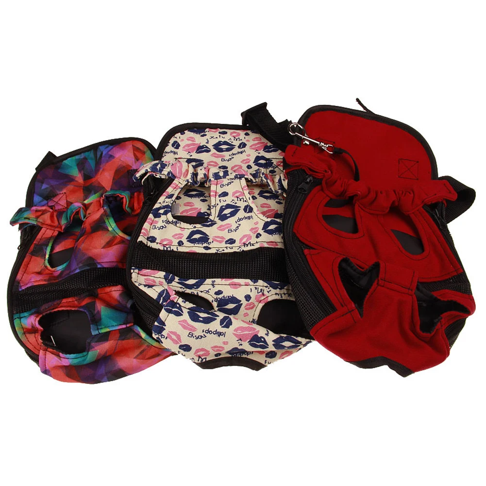 Портативный рюкзак-переноска для собак регулируемая сумка на плечо дорожная