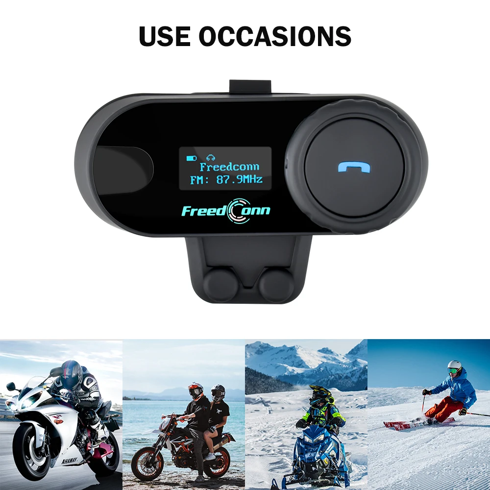 FreedConn 2021 новинка TCOM-SC мотоциклетный шлем домофон беспроводная bluetooth-гарнитура BT