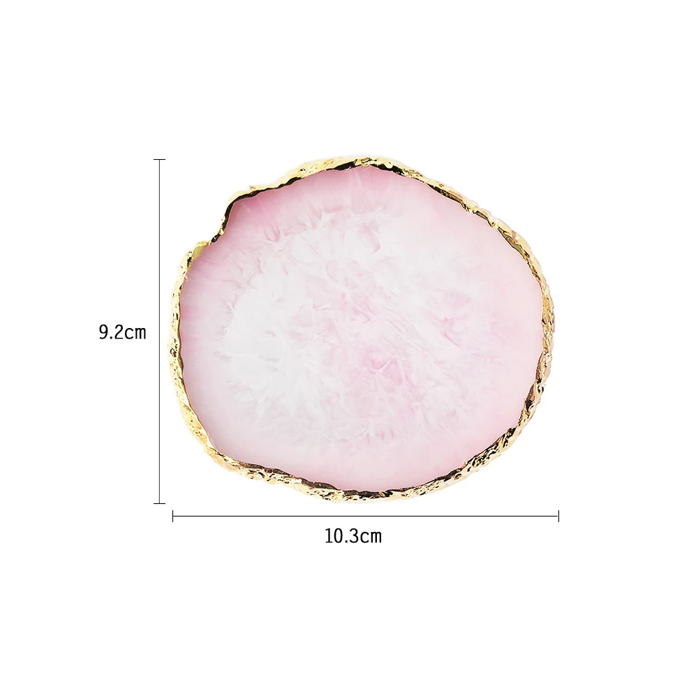 

Resin Storage Painted Palette for Nail Tray Jewelry Display Plate Necklace Ring Earrings Display Tray Creative Decor Organizer