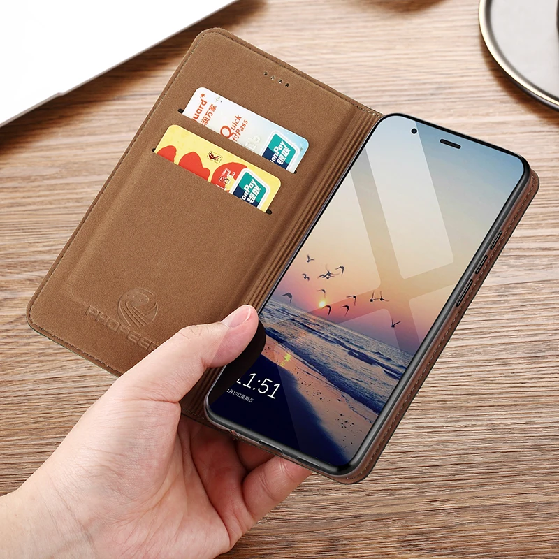 Чехол из натуральной крокодиловой кожи с откидной крышкой для Xiaomi Redmi Note 3 4 4X 5 5A 6 6A