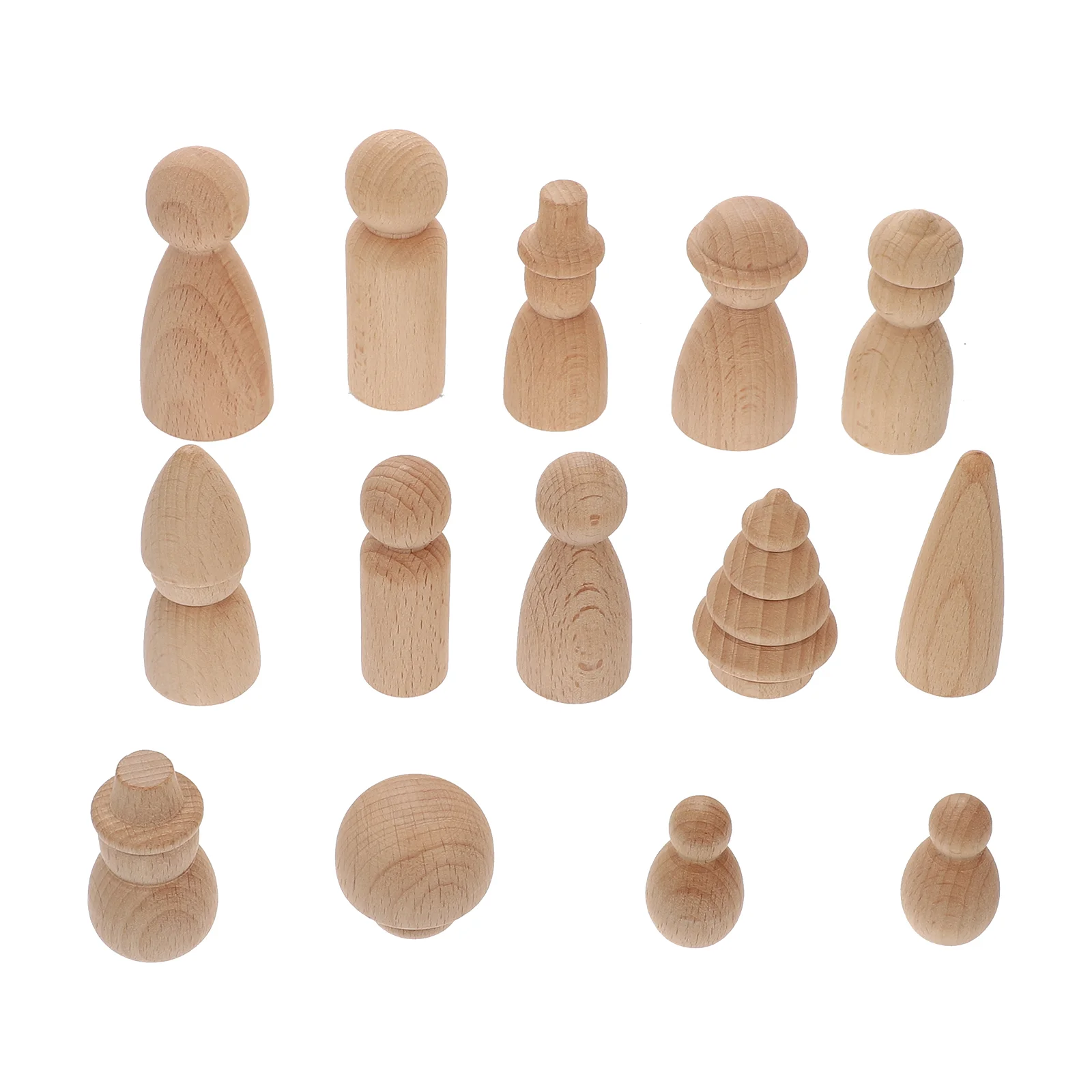 

1 Set DIY Graffiti Puppet Wooden Puppet Doll Playthings Children