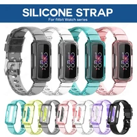band for fitbit ace 2 3 silicone bands replacement for luxe inspire 2 hr smart watch crystal tpu sport straps accessories