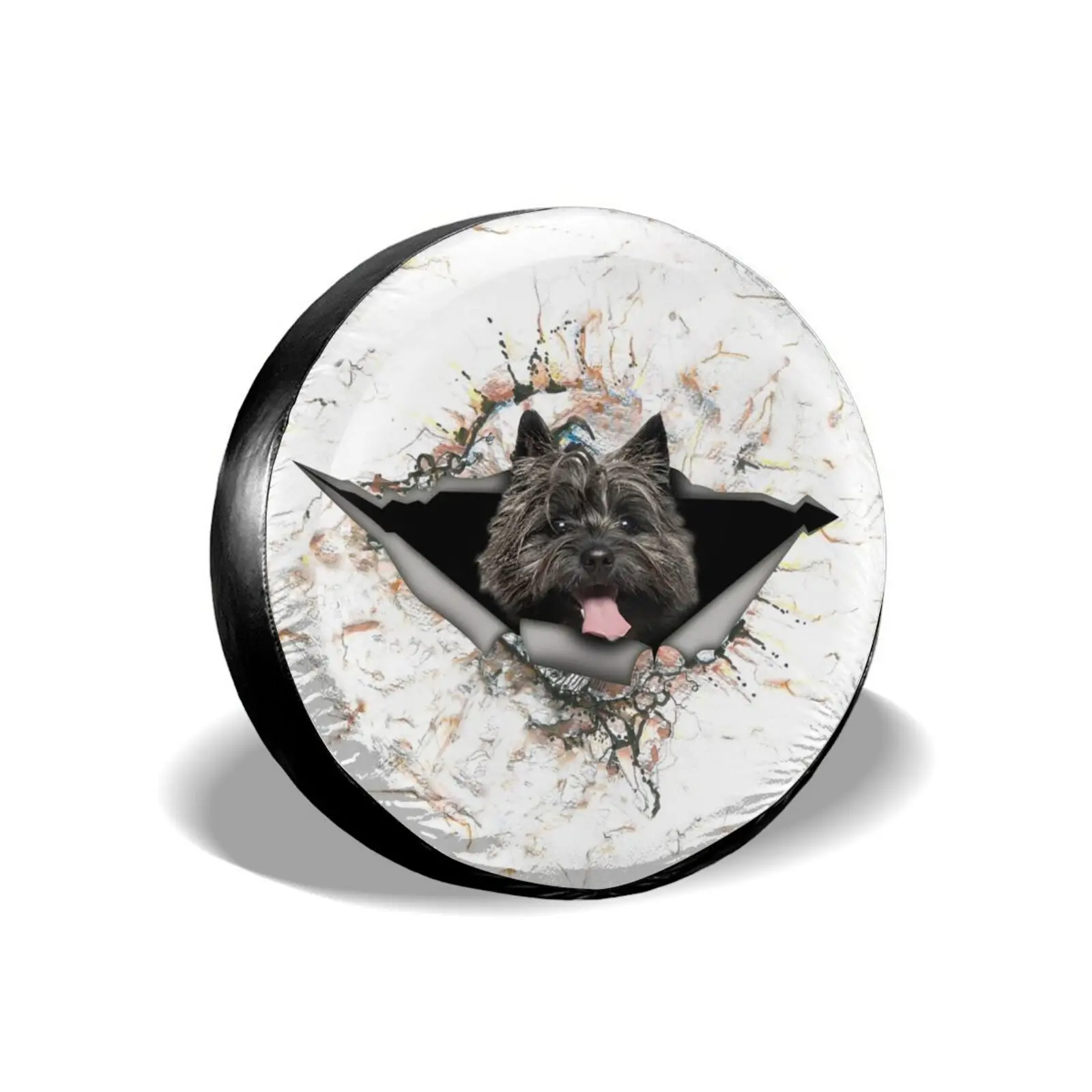 

Compass Tire Cover Universal Spare Wheel Tire Cover Wheel Covers for Trailer RV SUV Truck Camper Travel Trailer Accessories