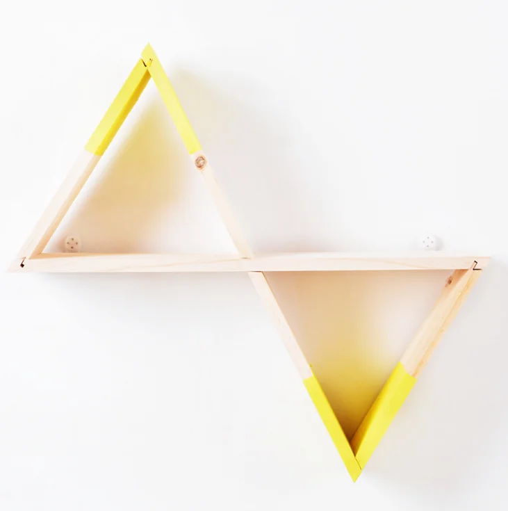 Деревянная X подвесная полка для детской комнаты декор нужно собрать