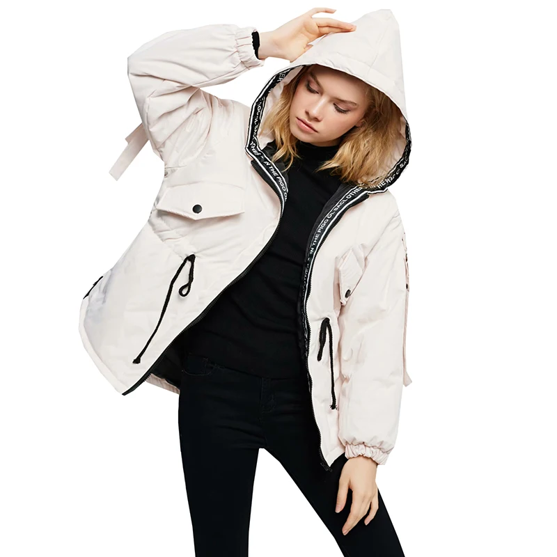 Новая зимняя парка для женщин модное женское теплое пальто с длинным рукавом и