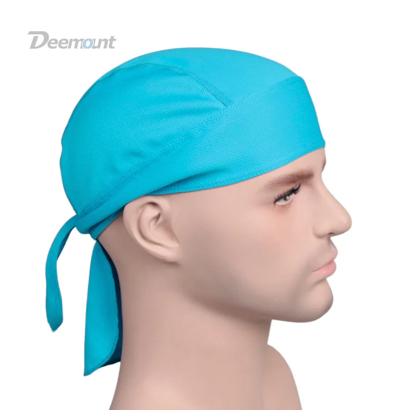 Уличная быстросохнущая однотонная велосипедная Кепка головной платок повязка