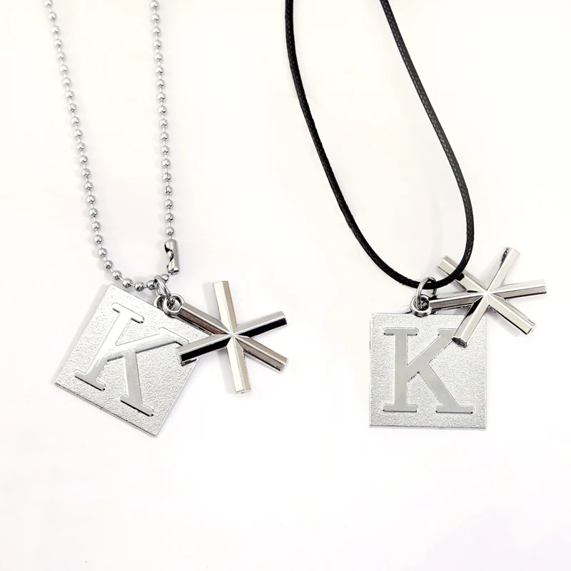 Аниме K Project Suoh Mikoto металлическая подвеска колье ожерелье из бисера ожерелье для женщин косплей ювелирные изделия оптом