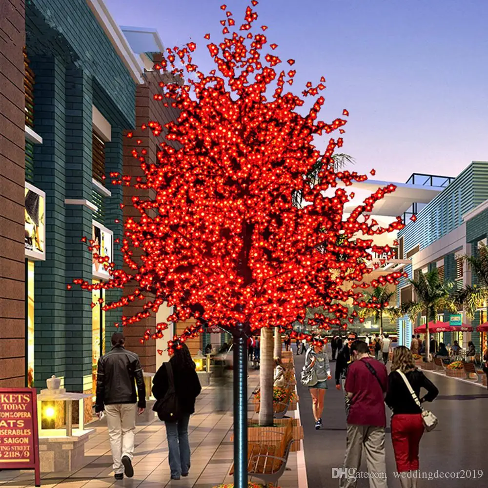 

1152pcs LED Bulbs LED Cherry Blossom Tree Light LED Christmas Light 2m 6.5ft Height Waterproof Outdoor Usage Drop Shipping Free