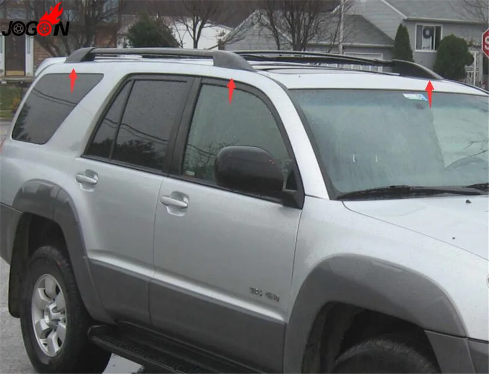 Черный Защитный чехол из АБС на крышу рейки для TOYOTA 4runner Hilux Surf N210 2003-2009