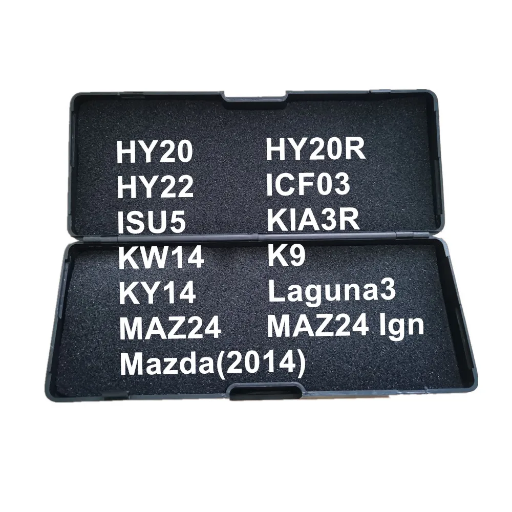 

LiShi 2 IN 1 HY20 HY20R HY22 ICF03 ISU5 KIA3R KW14 K9 KY14 LAGUNA3 MAZ24 for Mazda(2014) Locksmith Tools For All Types