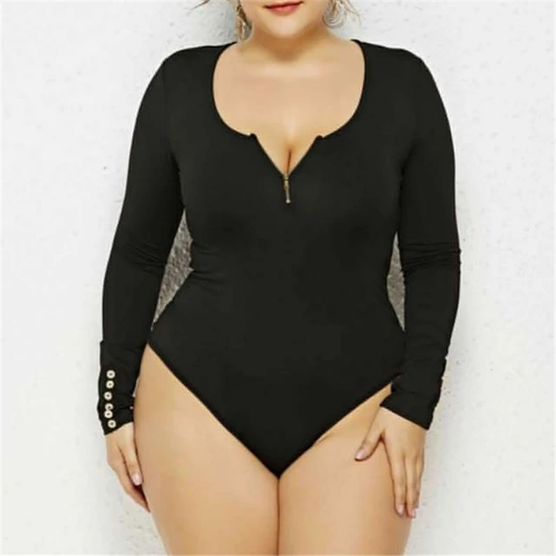 Сексуальный костюм в обтяжку модный длинный рукав на молнии базовая Спецодежда