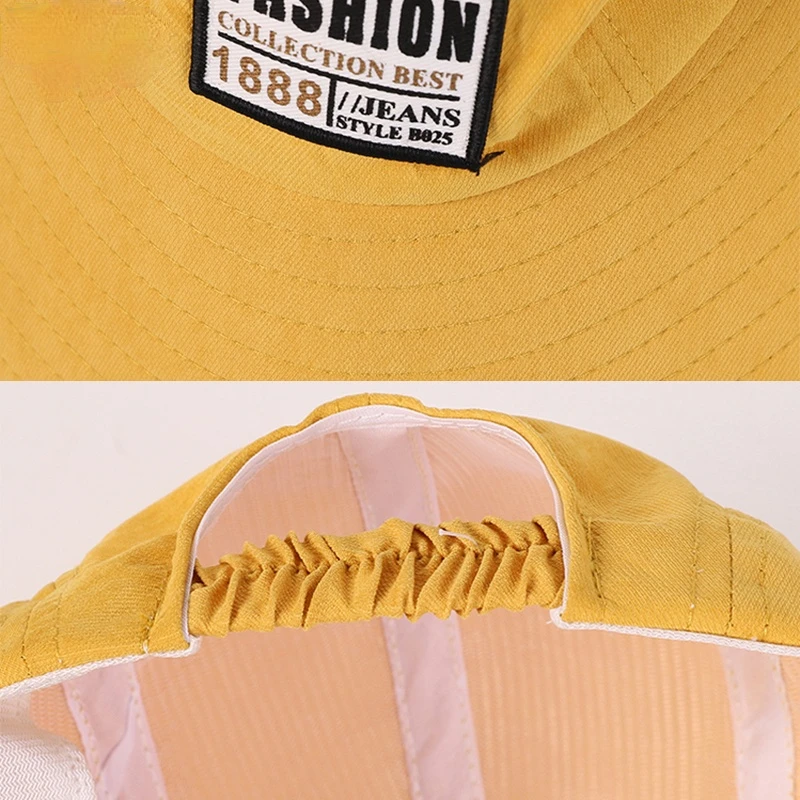 

2021 Summer Large Wide Brim Adjustable Visor Beach Hats Foldable Anti-UV Women Sun Hat Outdoor Travel Panama Female Cap Bonnet