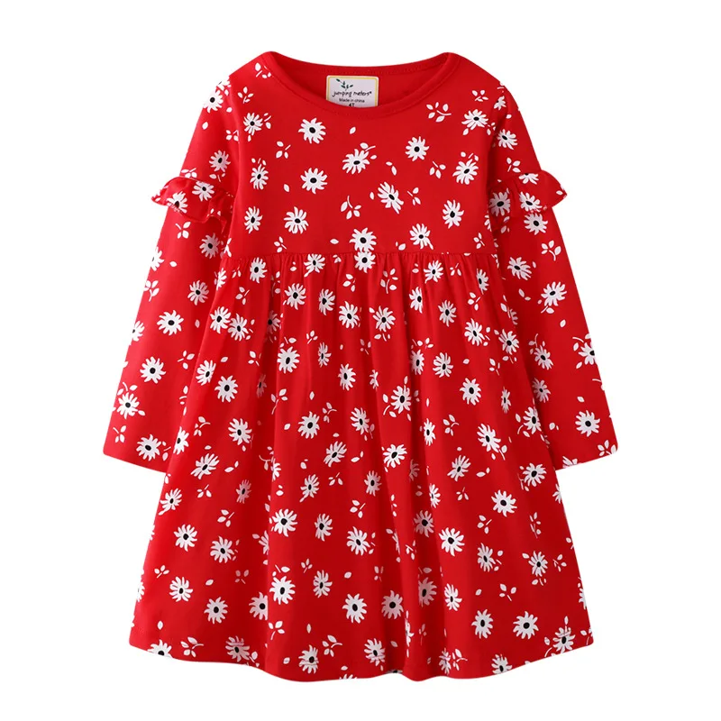 Детское осеннее платье с принтом единорогом | Детская одежда и обувь