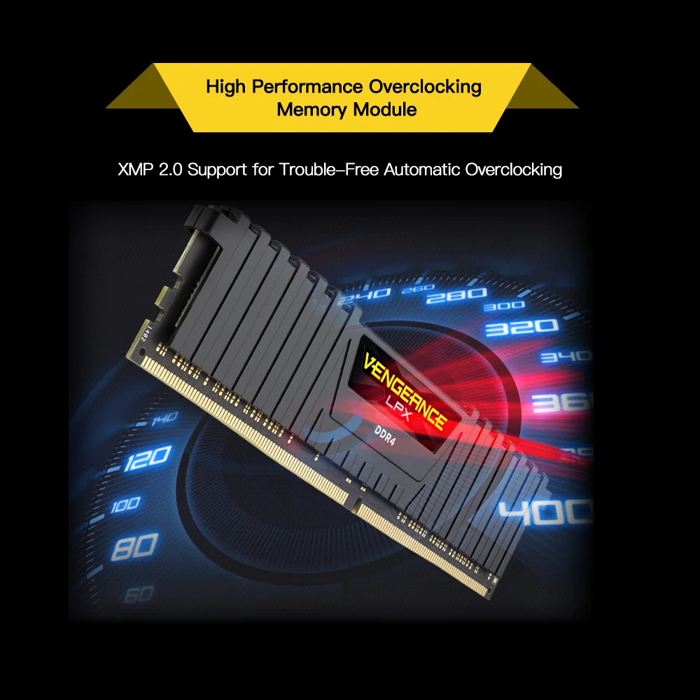 Модуль ОЗУ CORSAIR Vengeance LPX 8Gx2 16Gx2 DDR4 PC4 2666 МГц 3000 3200 для настольных ПК память 16 Гб 32Gx2 DIMM