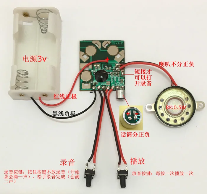 Миниатюрная цифровая запись и воспроизведение технические модули движение
