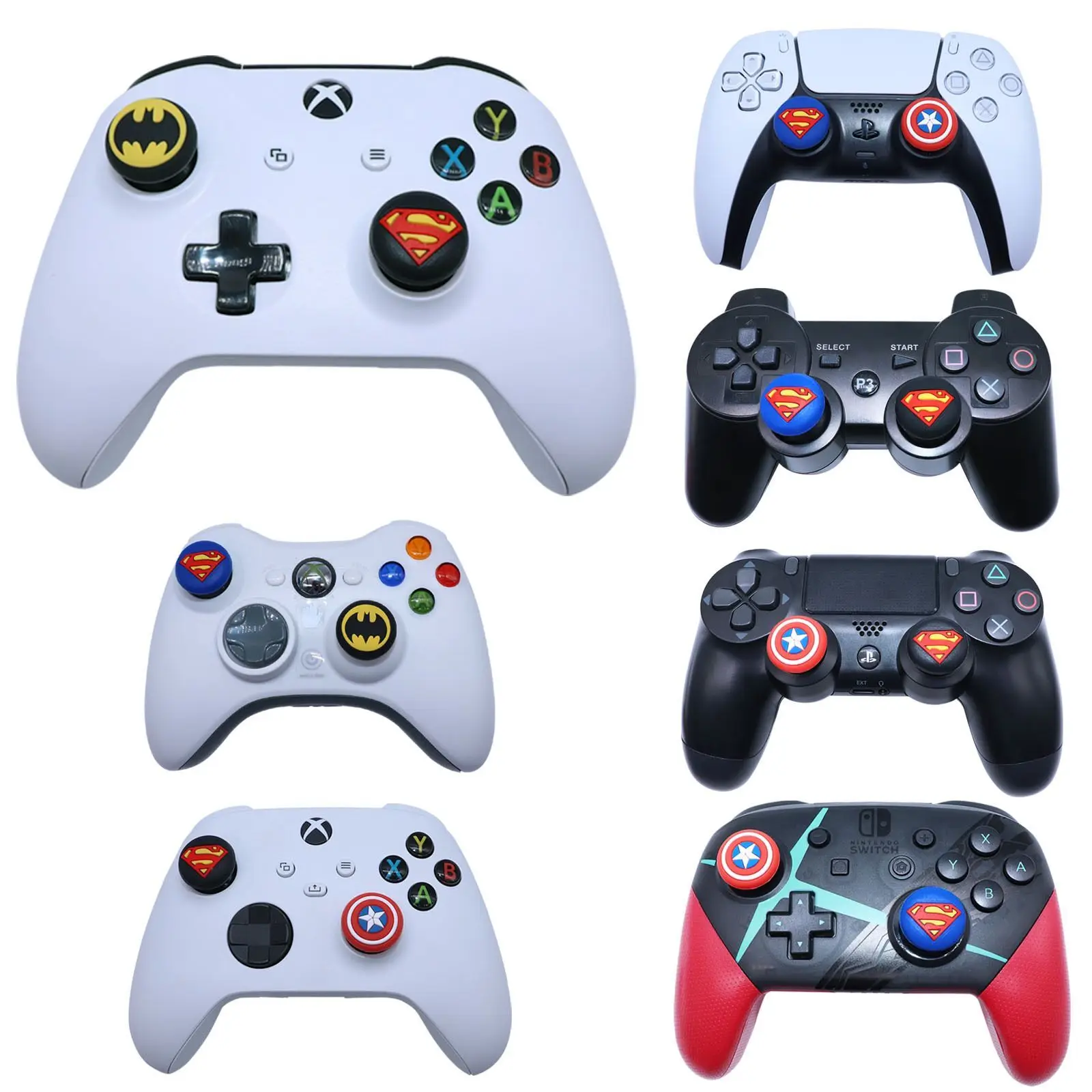 Бесплатная доставка 120 шт. для ps4 ps5 xbox one серии X switch pro геймпад контроллер