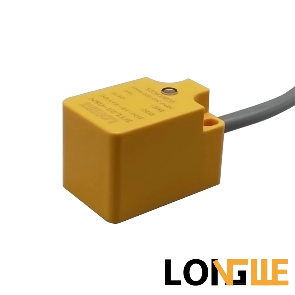 LONGWE IP68 3 провод постоянного тока 10 мм 12 АБС пластиковый квадратный Индуктивный