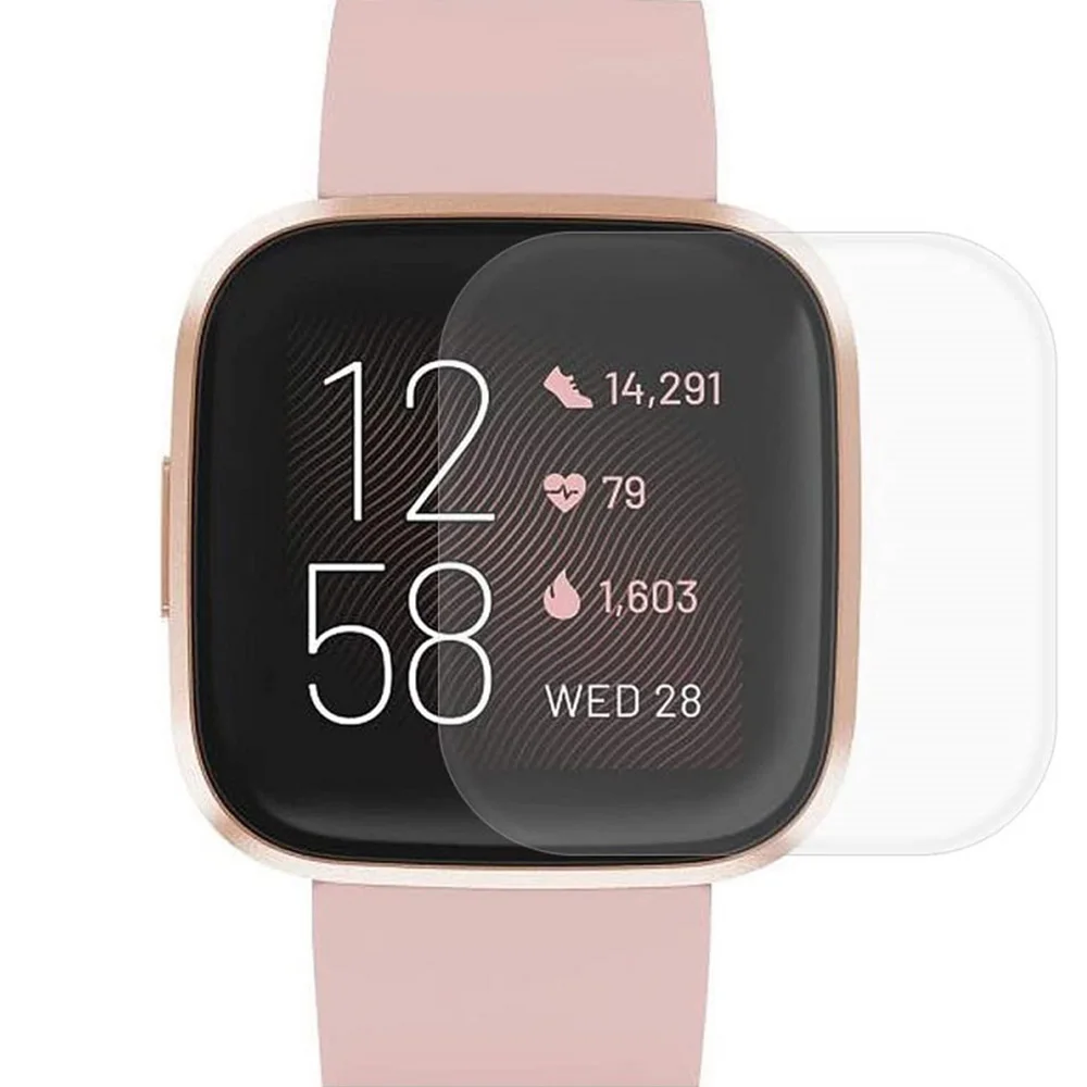 

Для Fitbit Versa 2 Защитная пленка для экрана 9H LTE 2.5D HD пленка/матовая пленка/гидратационная пленка против царапин Прозрачная защитная крышка