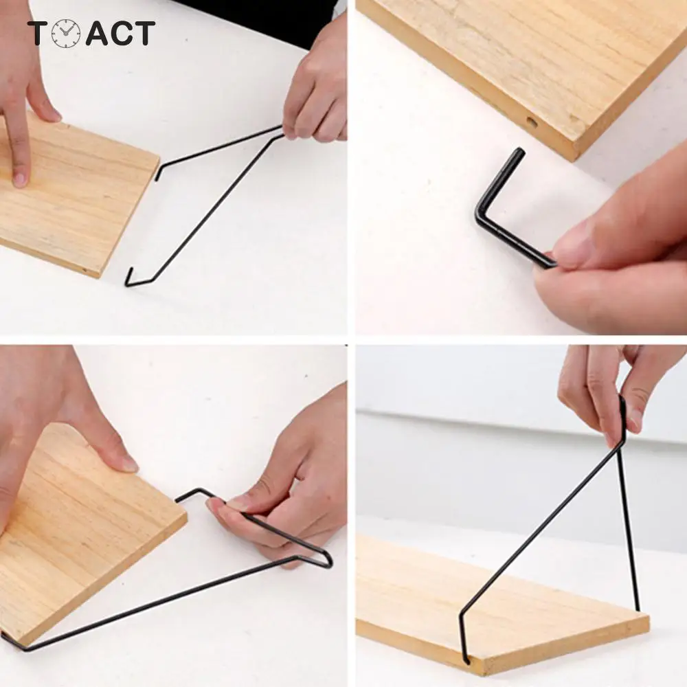 Цветные деревянные полки в скандинавском стиле декоративная настенная доска для