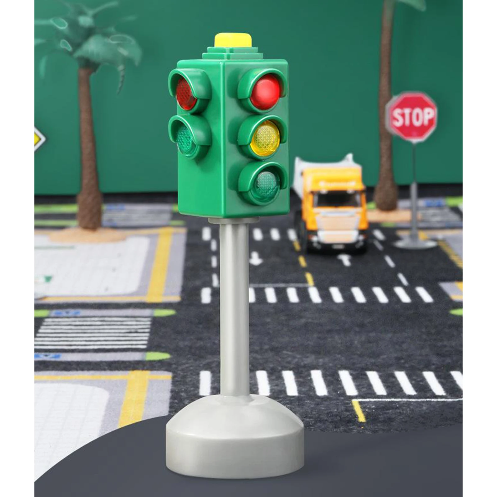 

Mini Traffic Signal Light Signs Birthdays Party Toy Pretend Play for Age 3+