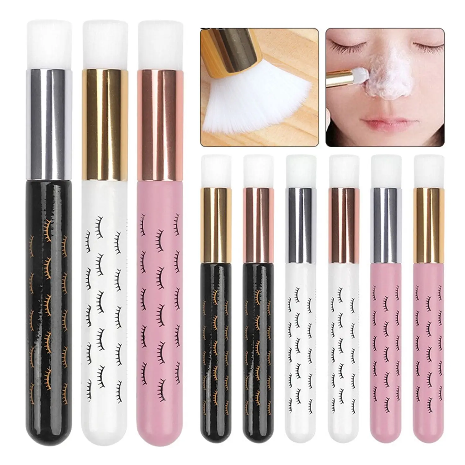 

1PC Hot Sale Women Fashion Makeup Nose Cleaning Brush Cosmetic Tool Eyelash Extension Blackhead Cleansing Tools